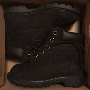 Toddler Black Timberlands